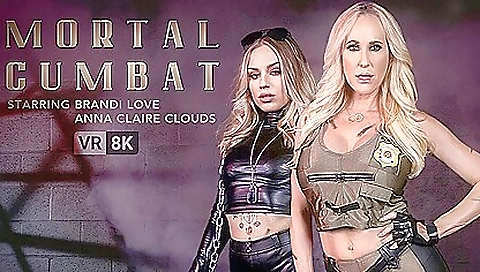 Anna Claire Clouds And Brandi Love - Mortal Cumbat - Hardcore Mff Threesome Mortal Kombat Parody Porn